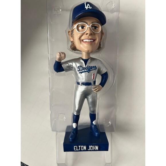 Los Angeles LA Dodgers Elton John Bobblehead 2022 - Picture 8 of 11